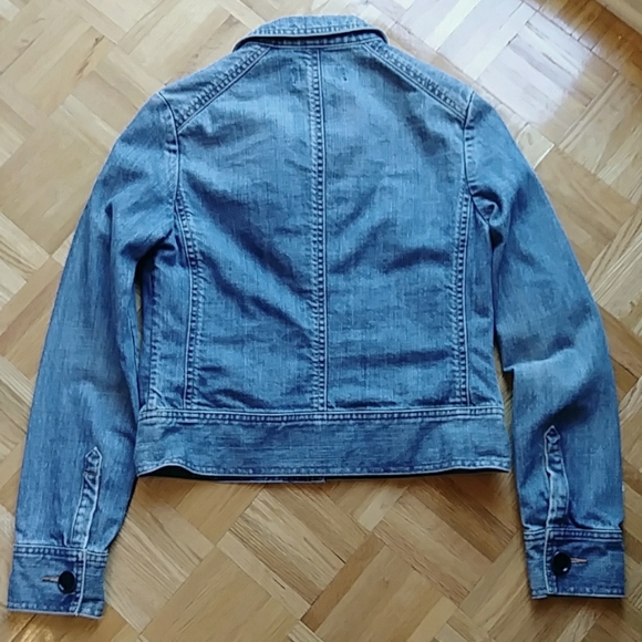 Club Monaco denim jean jacket sz S/XS - Picture 2 of 7